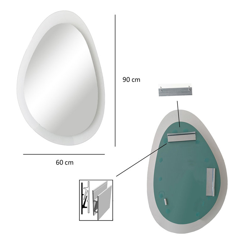 Bisou Novelty Wall Mirror