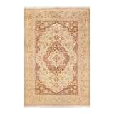 Classic One-of-a-Kind 6' 1" X 9' 1" Hand Knotted Area Rug