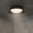 11-Inch Black Led Ceiling Light With 5 Color Temperatures, Featuring An Etched White Glass Diffuser Design Suitable For Indoor Use.-781135379-781135377