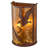 Rustic Lodge Flush Mounted Sconce