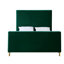 Lit plateforme moderne en velours pour chambre Inza-583968191-583968190