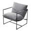 Chaise d'appoint rembourrée l 29 po avec structure en métal-60719351