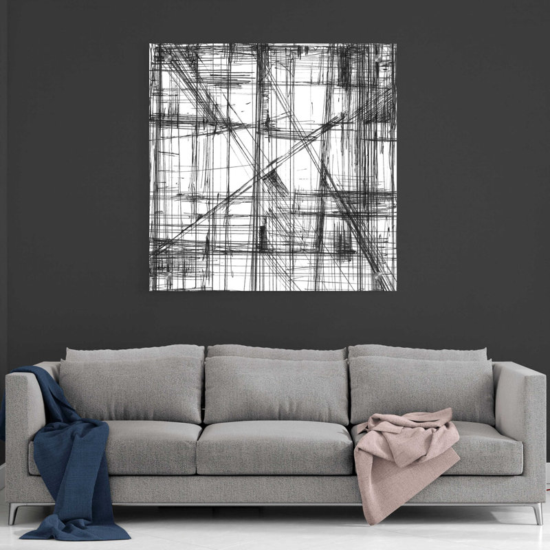'Intersect II' by Ethan Harper, Acrylic Glass Wall Art, 36" H x 36" W x 0.12" D