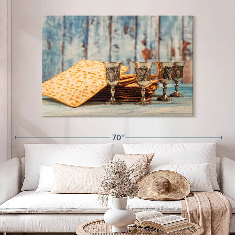 Passover Bread And Wine, 34" H x 51" W