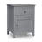 Bourrache Wooden Nightstand with Drawer and Cabinet-2733970