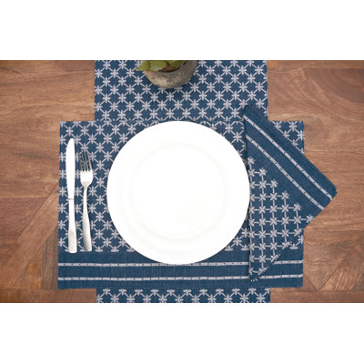 Bossley Markle Jacquard Cotton Table Runner