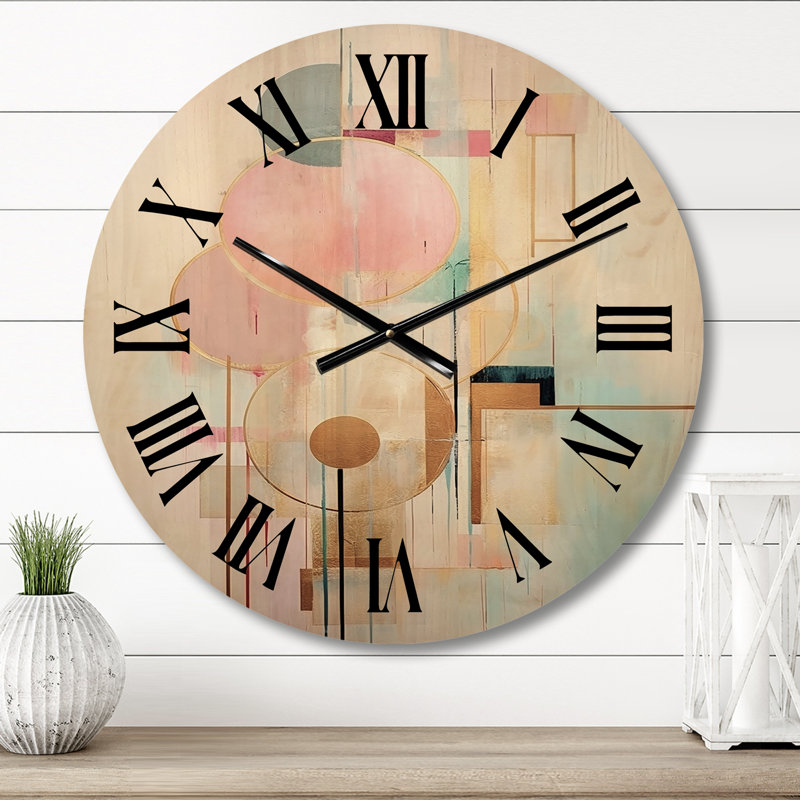 Horloge murale pastel Grace, Moyenne