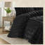Soft Faux Fur Bedding Sets, Black Polyester, Cozy Home Comfort