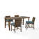 Awa 4 - Person Patio Dining Set with Rectangular Table , Cushions Included