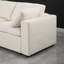 Canapé modulaire polyvalent avec repose-pieds, offrant confort et flexibilité pour tout espace de vie.