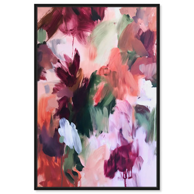 Adelas Garden II Canvas Colorful Abstracts by 