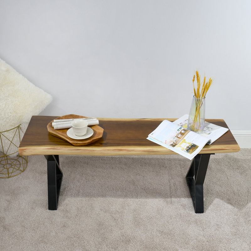 Upholstered Bench, 45.7cm H x 119.4cm W x 33cm D
