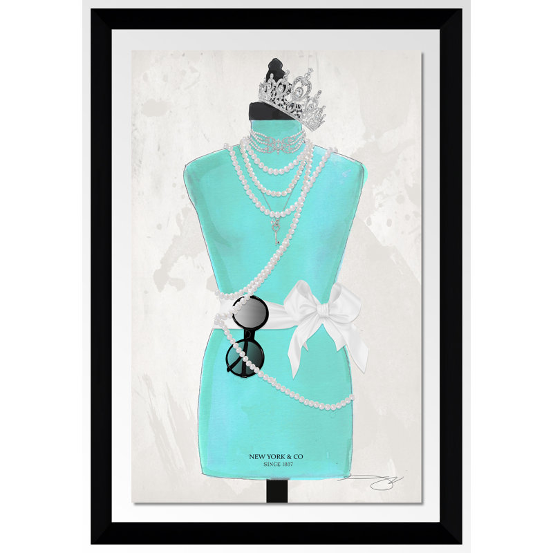 «Dress for Success Nyc», impression, Cadre noir, H 27,5 po x l 21,5 po x P 0,75 po