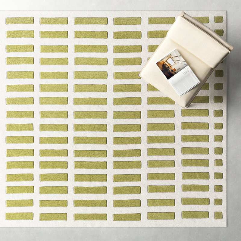 Jason Wu Maize Olive Rug, Rectangle 8'10" x 12'