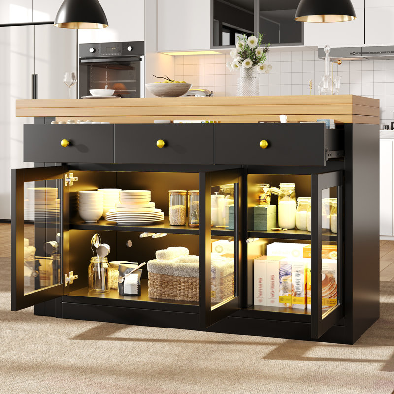 Wood Kitchen Island