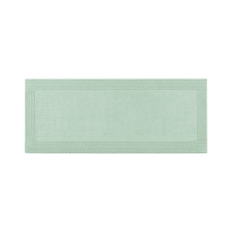 1 tapis de salle de bain réversible 100% coton touffeté 3000 g / m² 17 x 24 po PCS, Simple - L 24 po x l 17 po