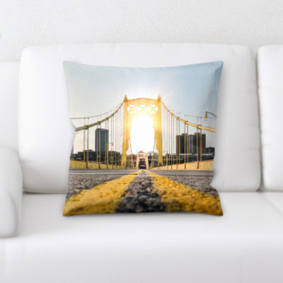 Marzbed Microsuede Reversible Throw Pillow
