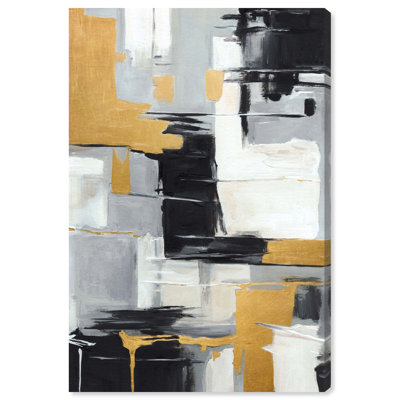 «Gilded Silence I - Ira Colmeva», reproduction d'art sur toile par Art Remedy, 30 x 45