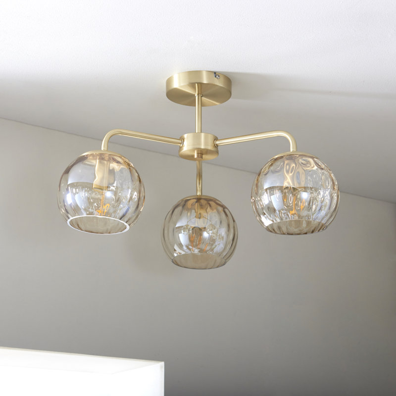 Litchford Glass Semi Flush Mount
