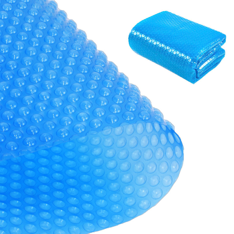 Couverture solaire de 16 pi x 32 pi, faible couverture solaire, couverture chauffante de 300 microns pour piscines creusées et hors terre