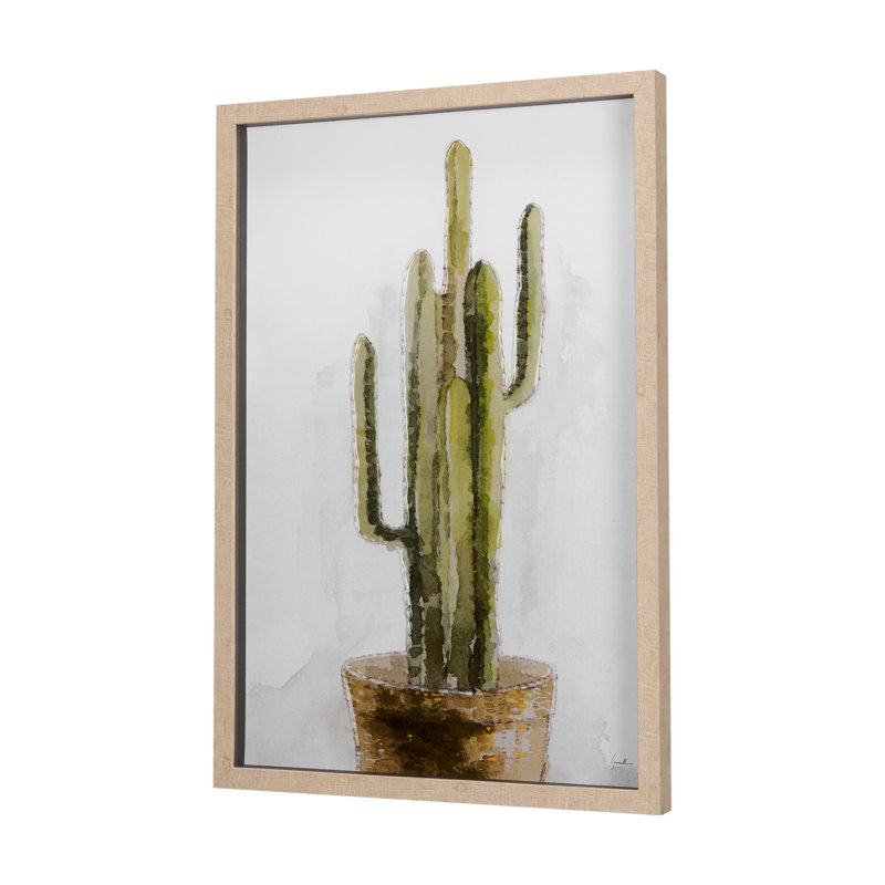 «Arid Solitude a», reproduction d'art encadrée texturée matte sous verre, Arid Solitude II