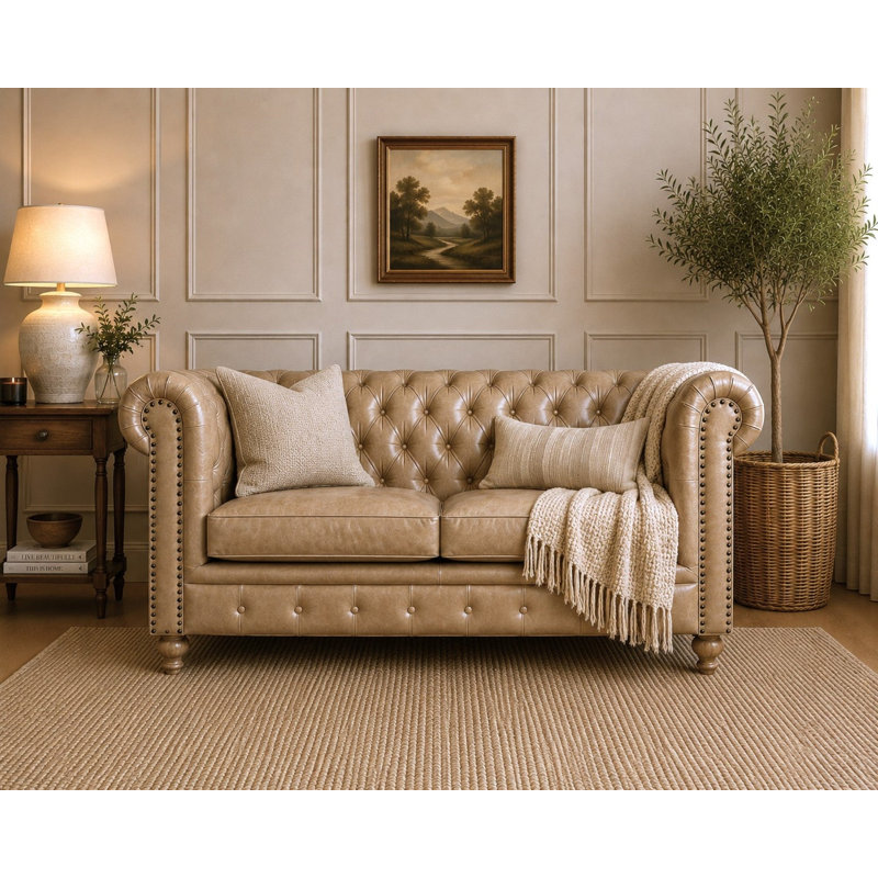 2 Seater Leather Sofa