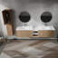 Meuble-lavabo mural sophistiqué avec caractéristiques pratiques