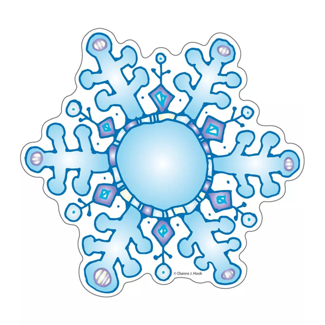 Snowflakes Bulletin Board Cut Out Frank Schaffer Publications/Carson Dellosa Publications