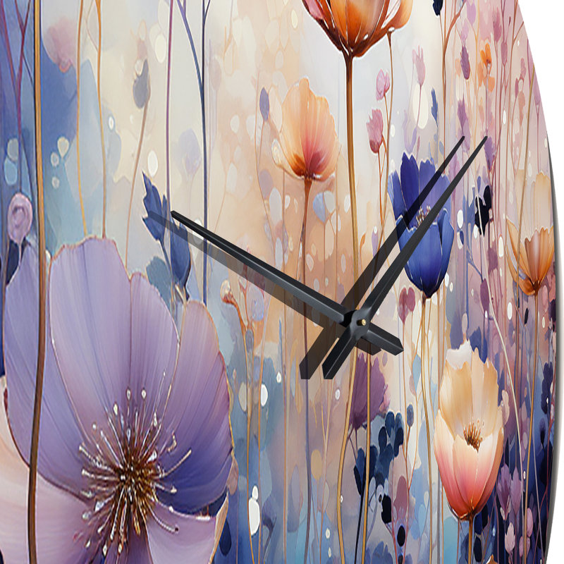 Horloge murale mauve, Moyenne