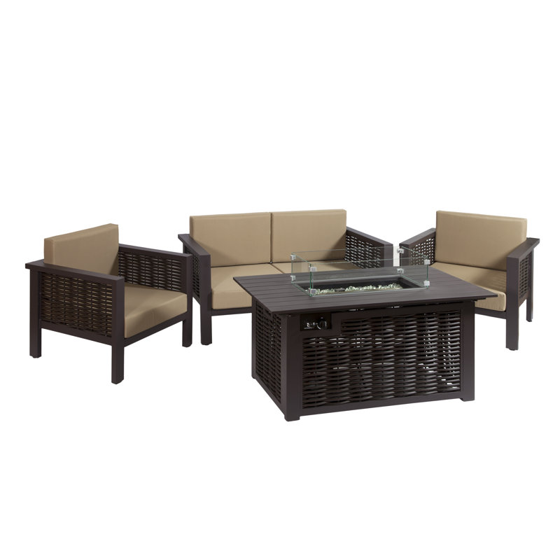 Borde 4 Seater Rattan Sofa Set
