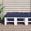 Coussin à palette 100% polyester bleu marine vidaXL 47,2 po x 31,5 po x 4,7 po-974321556-974321557