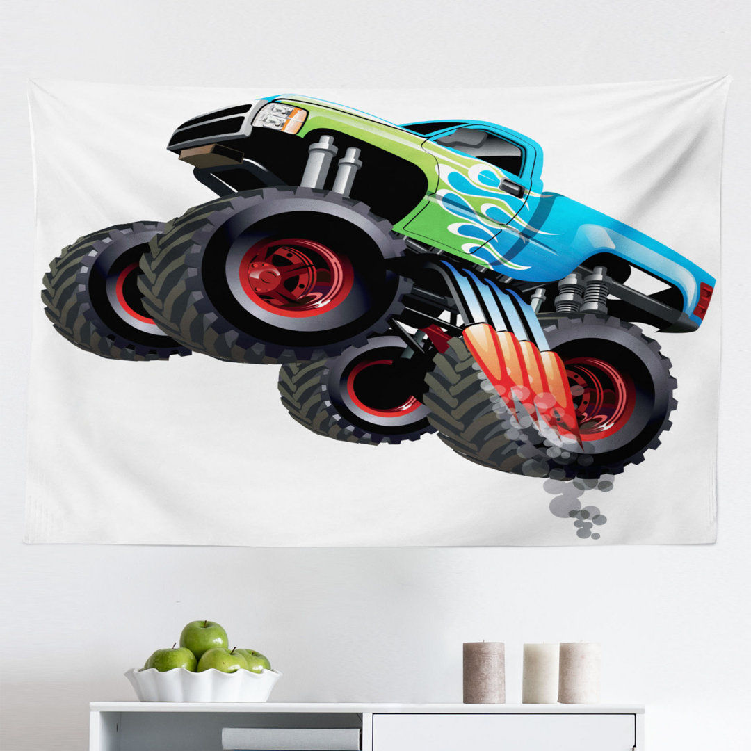 Tapisserie Monster Truck