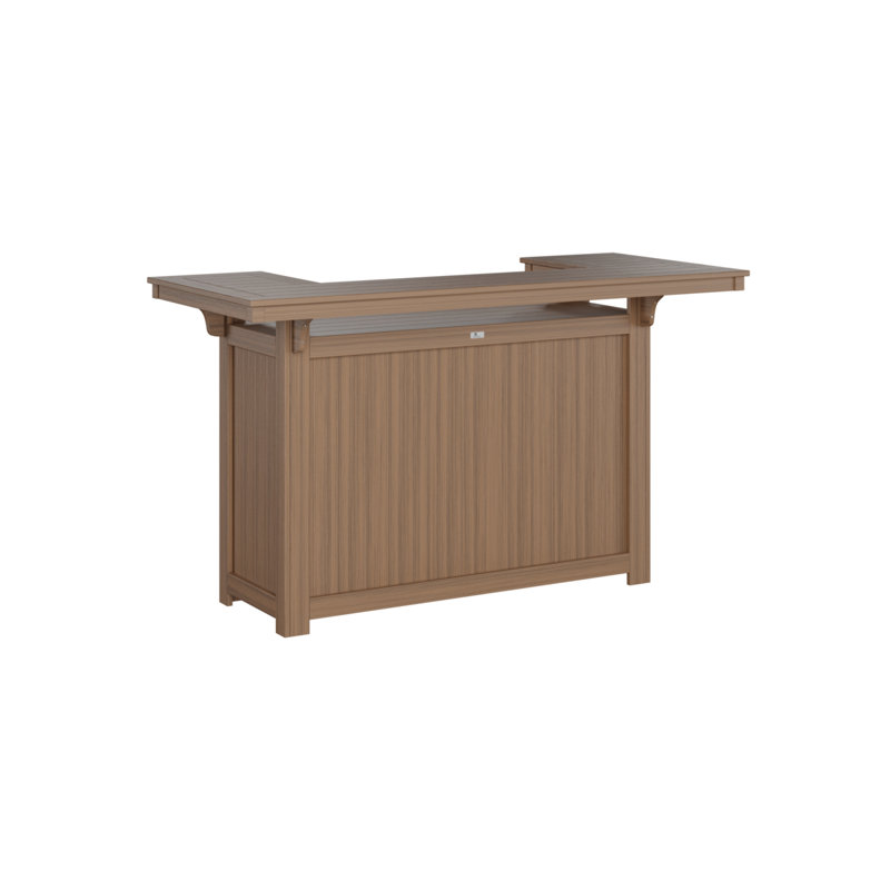 Berlin Gardens Natural Outdoor Island, Antique Mahogany