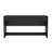 Novara 60" Contemporary 2-Drawer Writing Desk in Black-1648618058