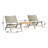Almira Teak 2 - Person Patio Conversation Set-756549402