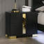 3Pc Bedroom Set Bed W LED 2X Nightstands-2123018224-2123018225