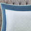 Literie en coton bleu très grand réversible