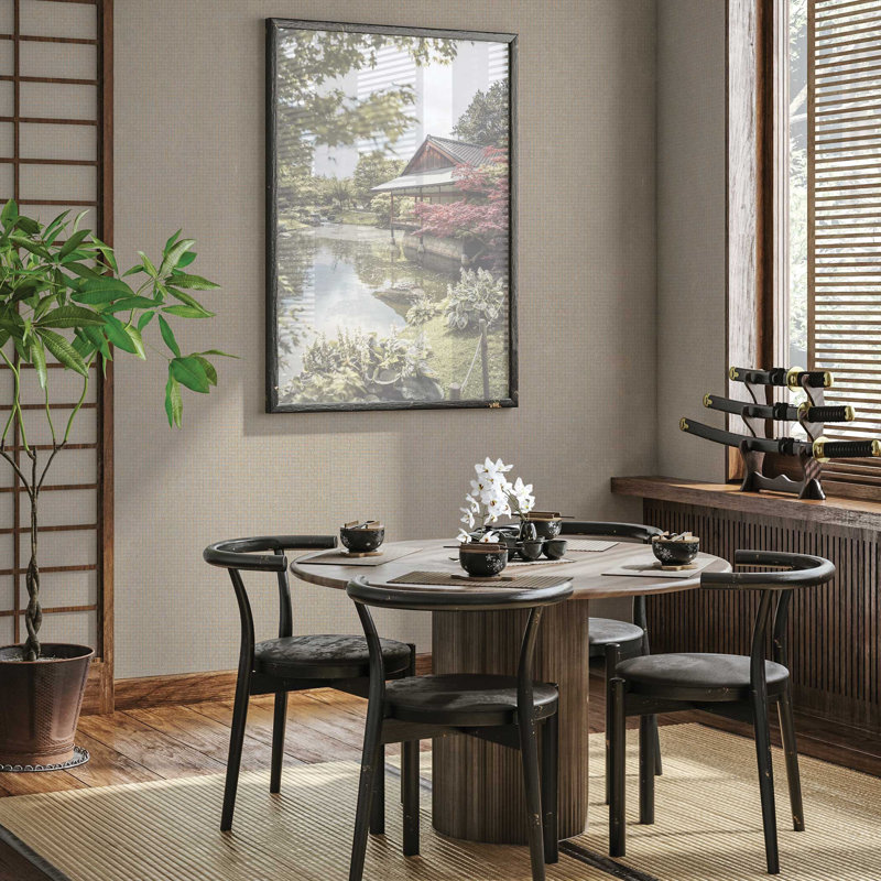 Wide Stranded Boxweave Paperweave Wallpaper, Beige/Gray