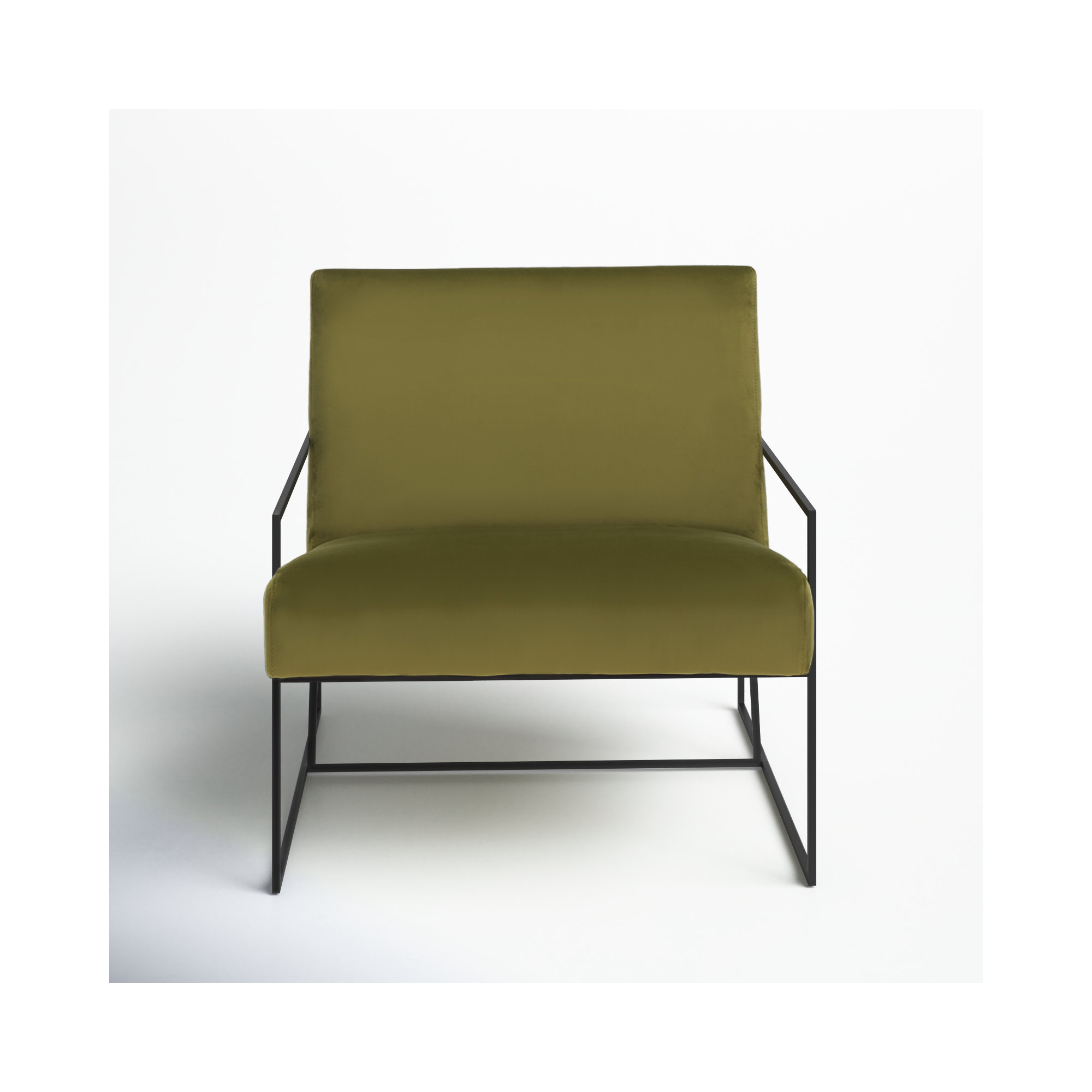 Arsos Upholstered Armchair, Green