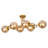 Sputnik Modern Linear Semi Flush Mount