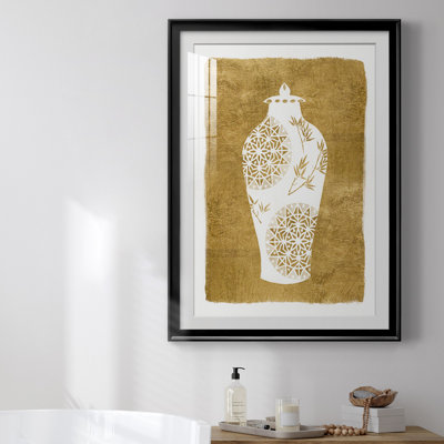 Golden Urn II, reproduction encadrée de qualité supérieure prête à accrocher 46962