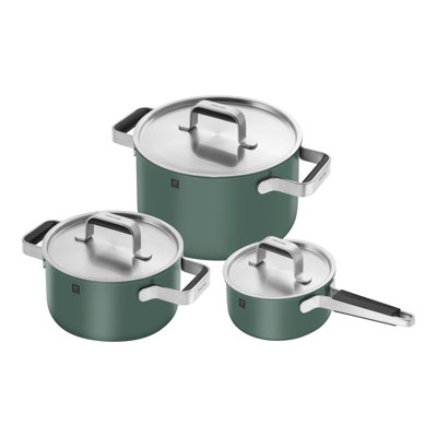 ZWILLING Pure 6-Pc Stainless Steel Cookware Set