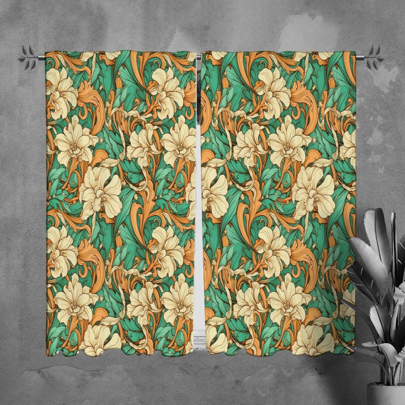 Paire de rideaux obscurcissant en polyester Myriel, L 40 po x L 82 po