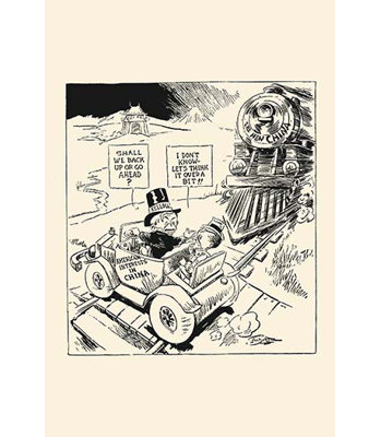« go back or ahead » par talburt, reproduction d’art