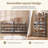32-40 Pair Stackable Shoe Rack, with Adjustable Flat or Angled Shelves-833107154