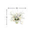 Butterfly Magnolia In A Ceramic Round Vase