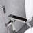 Brushed Nickel Bathroom Tub Filler With Waterfall Effect And Handheld Shower - Floor Mount, Mounted Hand Faucet