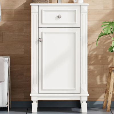 Petit meuble-lavabo de 18 po avec comptoir en céramique