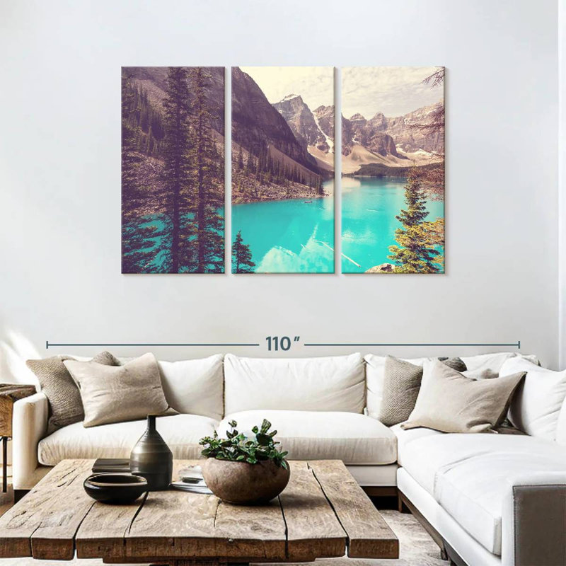 Alvord Canada's Moraine Lake, 48" H x 74" W