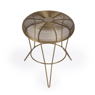 Francea Iron Top End Table